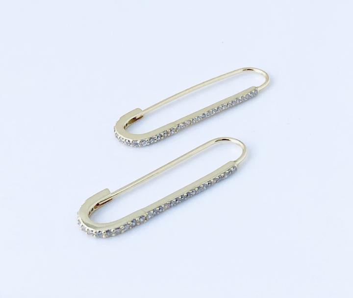 Paper Clip Earrings